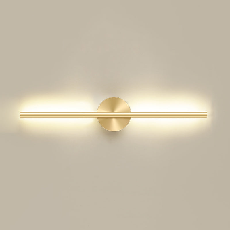Linear Shape Metal Wall Sconce Lighting Modern Style 1 Light Wall Lighting for Living Room