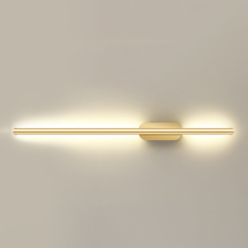 Linear Shape Metal Wall Sconce Lighting Modern Style 1 Light Wall Lighting for Living Room