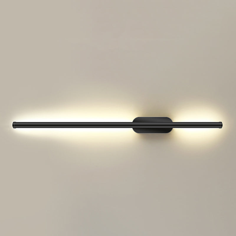 Linear Shape Metal Wall Sconce Lighting Modern Style 1 Light Wall Lighting for Living Room