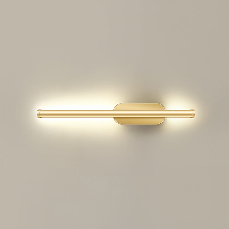 Linear Shape Metal Wall Sconce Lighting Modern Style 1 Light Wall Lighting for Living Room