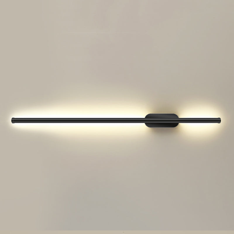 Linear Shape Metal Wall Sconce Lighting Modern Style 1 Light Wall Lighting for Living Room