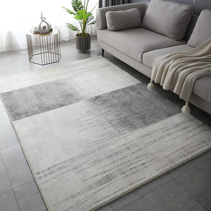 Brown Modern Area Rug Polyester Graphic Indoor Rug Stain Resistant Rug for Home Decor