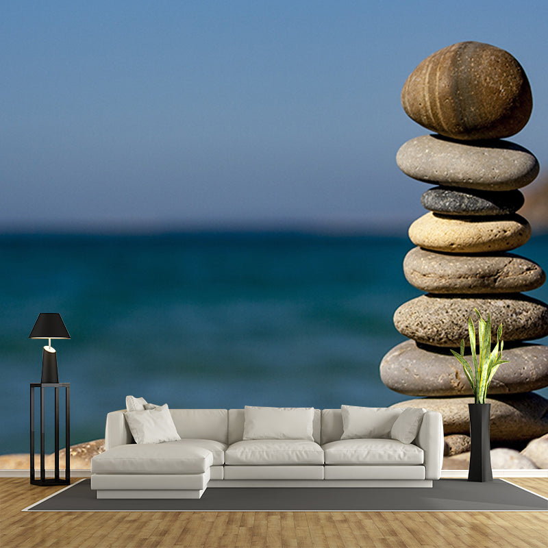 Decorative Photography Mural Wallpaper Beautiful Beach Indoor Wall Mural