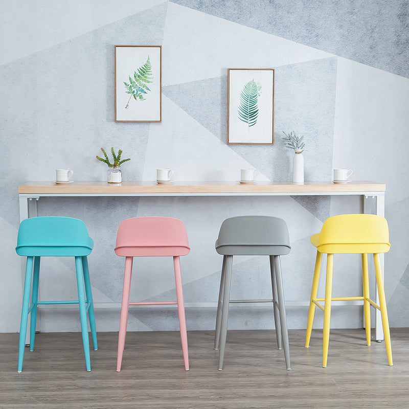 Rectangle Bar Table Contemporary Wood Bar Table with Trestle Base