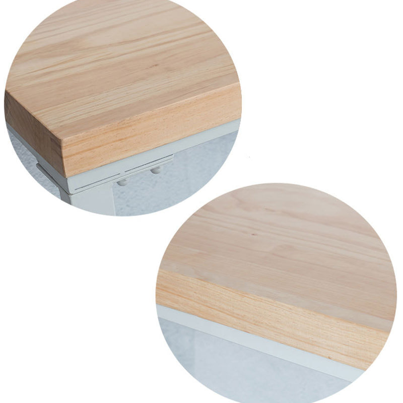 Rectangle Bar Table Contemporary Wood Bar Table with Trestle Base