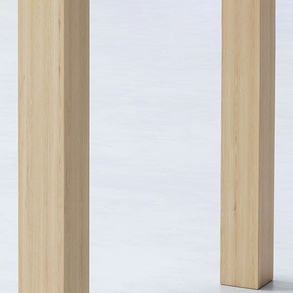 Modern Ash Wood Table with 4 Legs Rectangle Dining Table for Restaurant