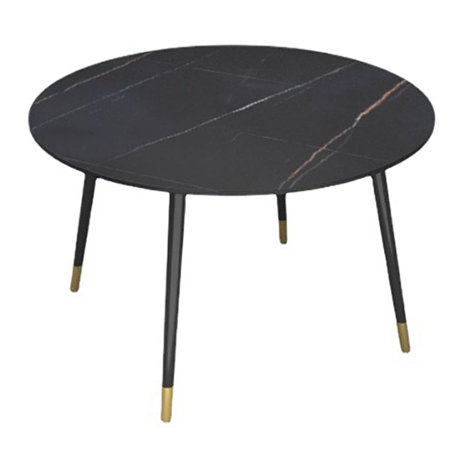 Sintered Stone Matte Finish Restaurant Table 4 Legs Glam Style Dining Table