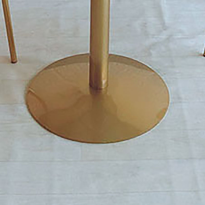 Tulip Base Dining Table Marble Gold Base Traditional Luxury Dining Table