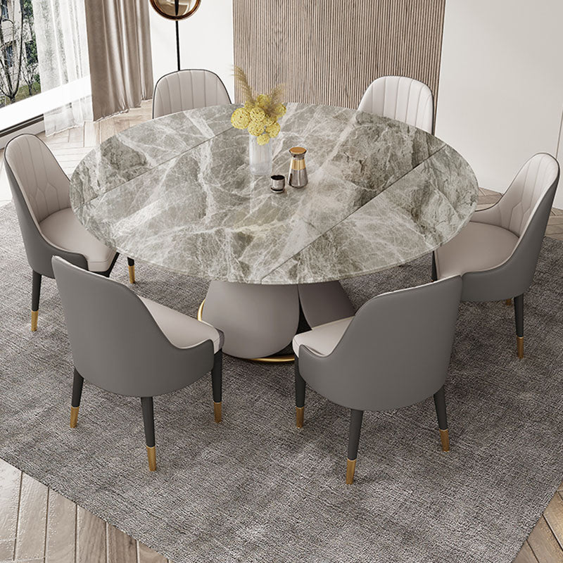Modern Dining Round Table Dining Sintered Stone Table for Restaurant