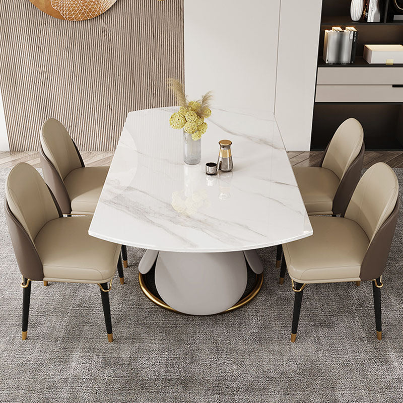 Modern Dining Round Table Dining Sintered Stone Table for Restaurant