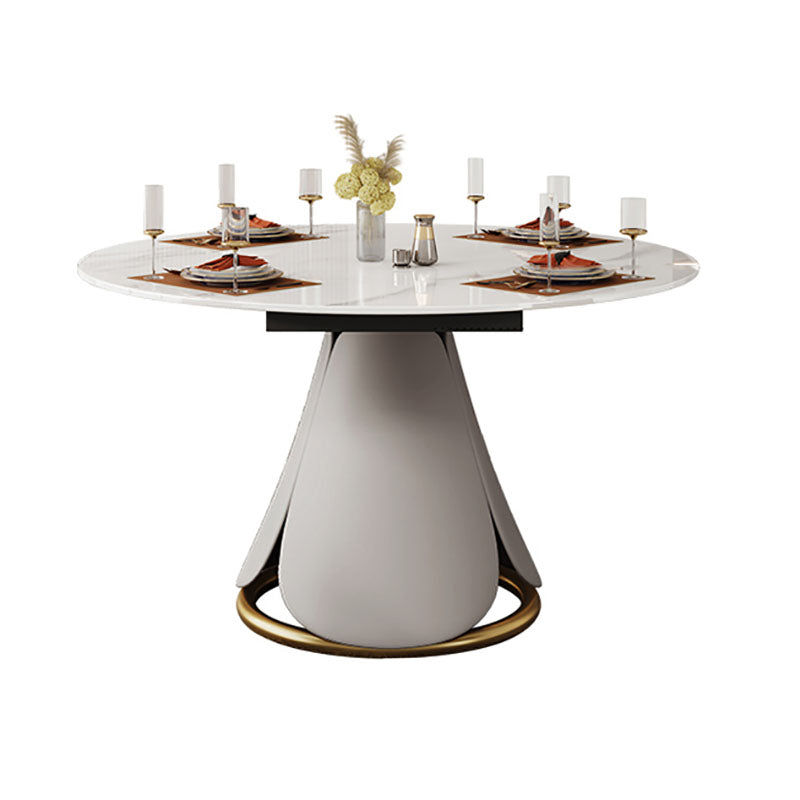 Modern Dining Round Table Dining Sintered Stone Table for Restaurant