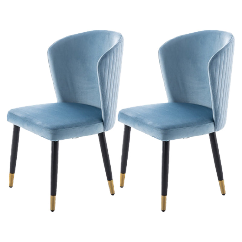 Armless Dining Chairs Nordic Kitchen Side Chairs for Dining Room