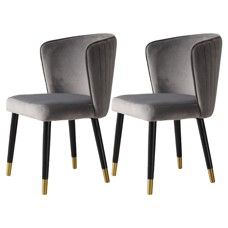 Armless Dining Chairs Nordic Kitchen Side Chairs for Dining Room