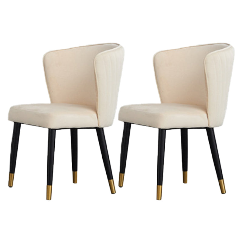 Armless Dining Chairs Nordic Kitchen Side Chairs for Dining Room