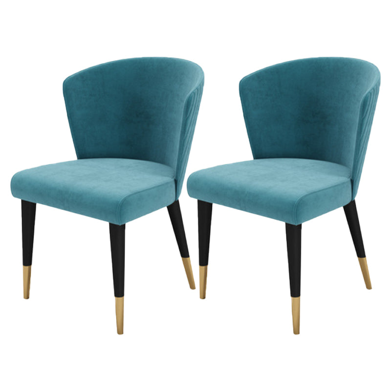 Armless Dining Chairs Nordic Kitchen Side Chairs for Dining Room