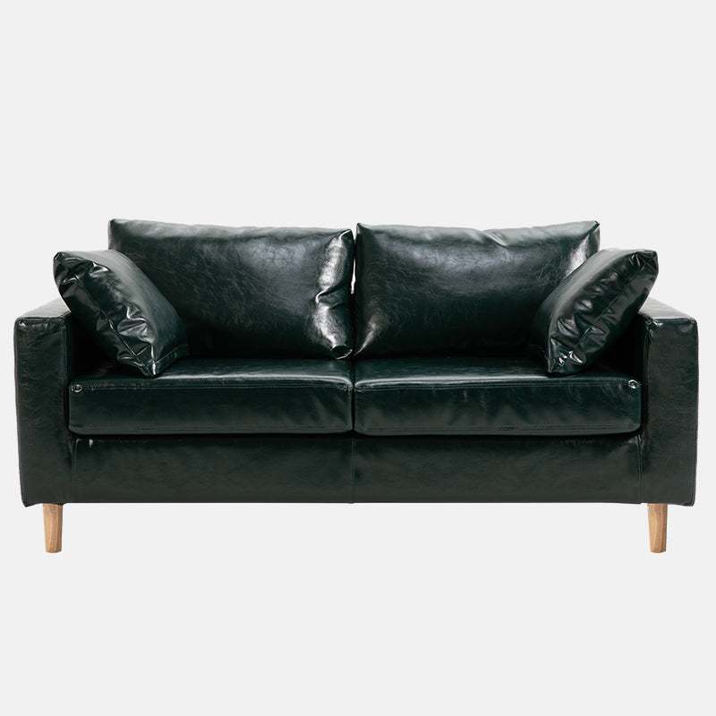 Beige Modern Farmhouse Cushions Standard Sofa 21.65"High Square Arm Sofa