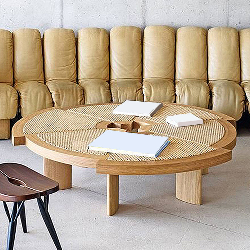 Nordic Style Cocktail Table Solid Wood Walnut/wood Coffee Table