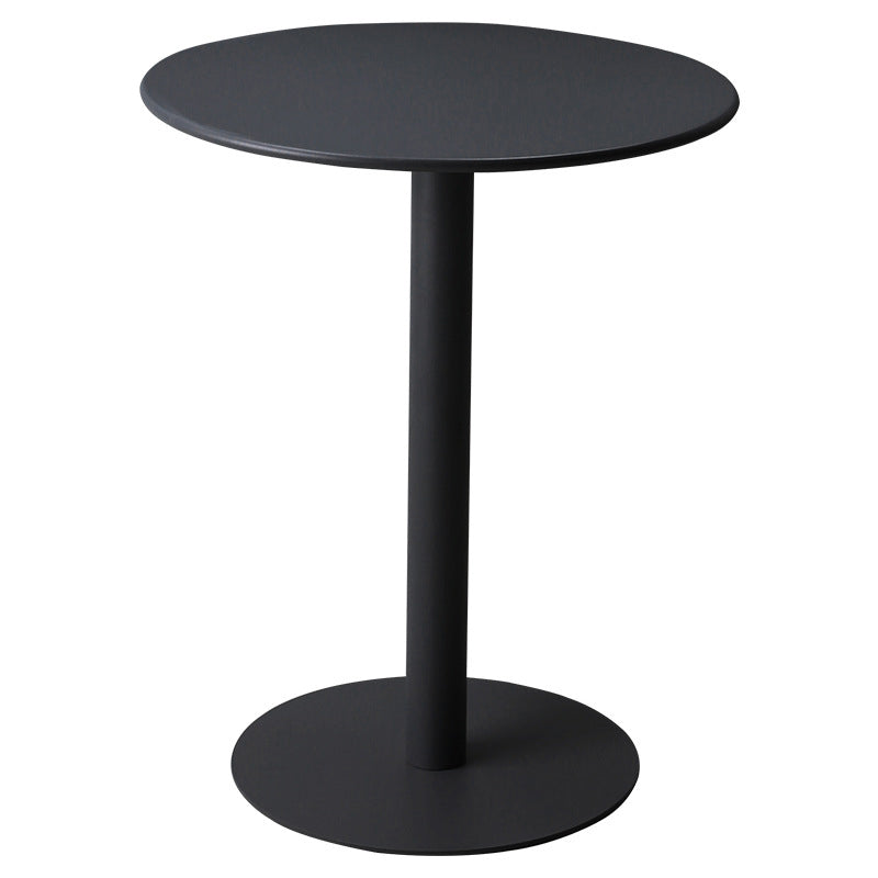 Pedestal Base Design Cocktail Table Multi-color Selection of Round Metal Coffee Table