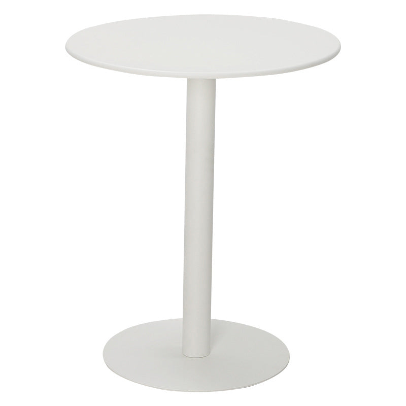 Pedestal Base Design Cocktail Table Multi-color Selection of Round Metal Coffee Table