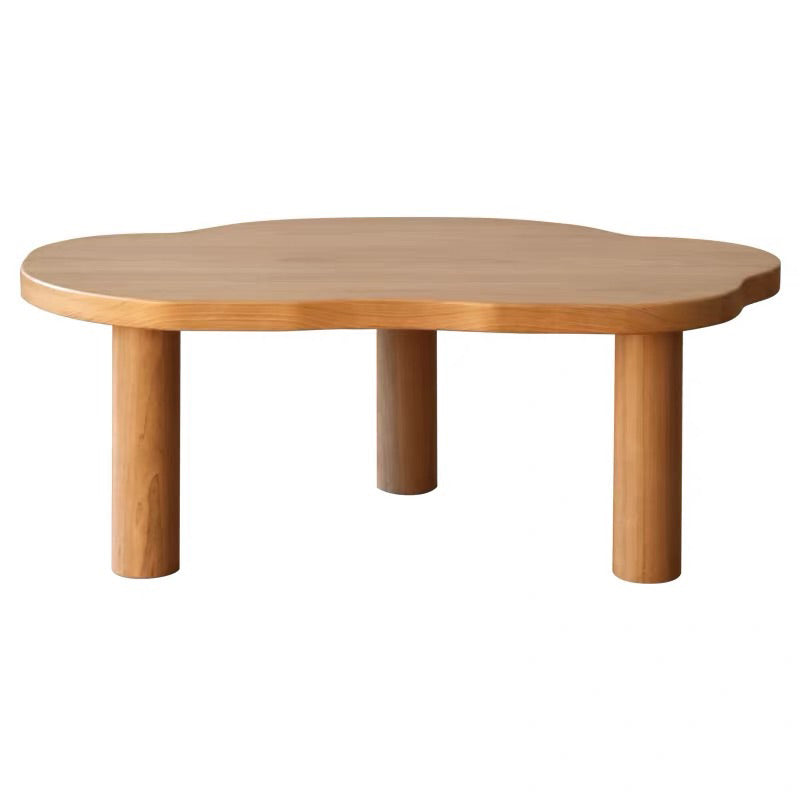 Nordic Style Cocktail Table Pine Material Wood ColorFree Shape Coffee Table