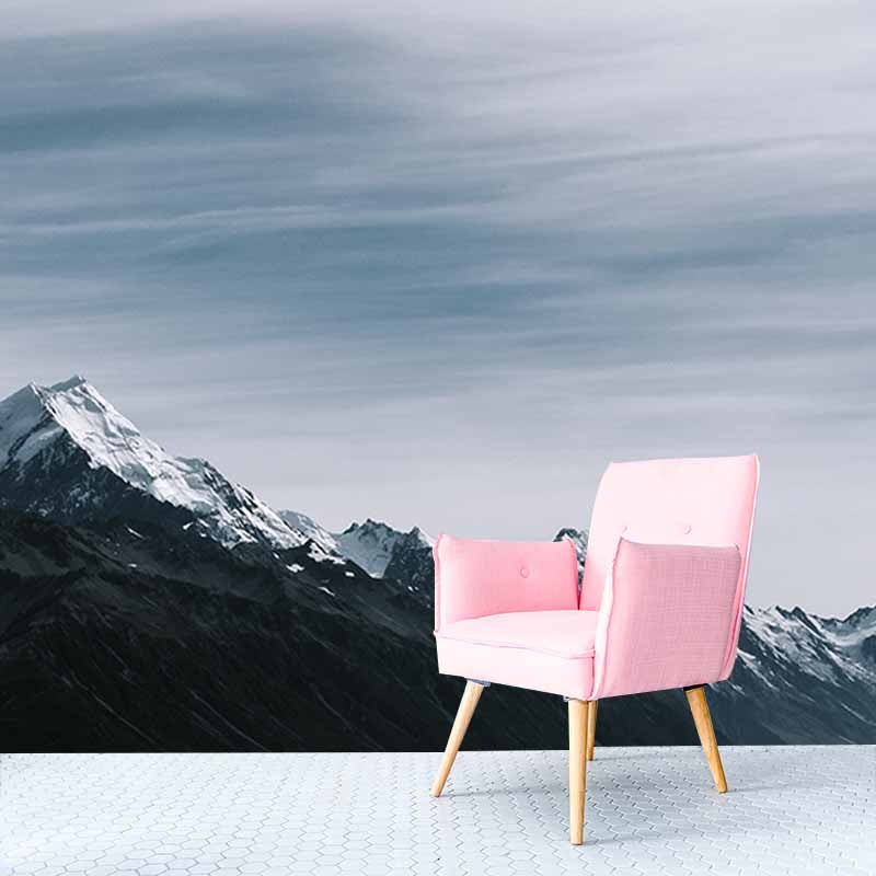 Modern Photography Mural Wallpaper Mountain Range Indoor Wall Mural