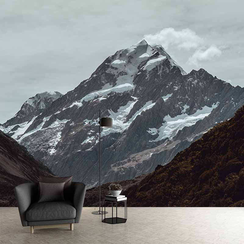 Environmental Photography Mural Wallpaper Mountain Range Indoor Wall Mural