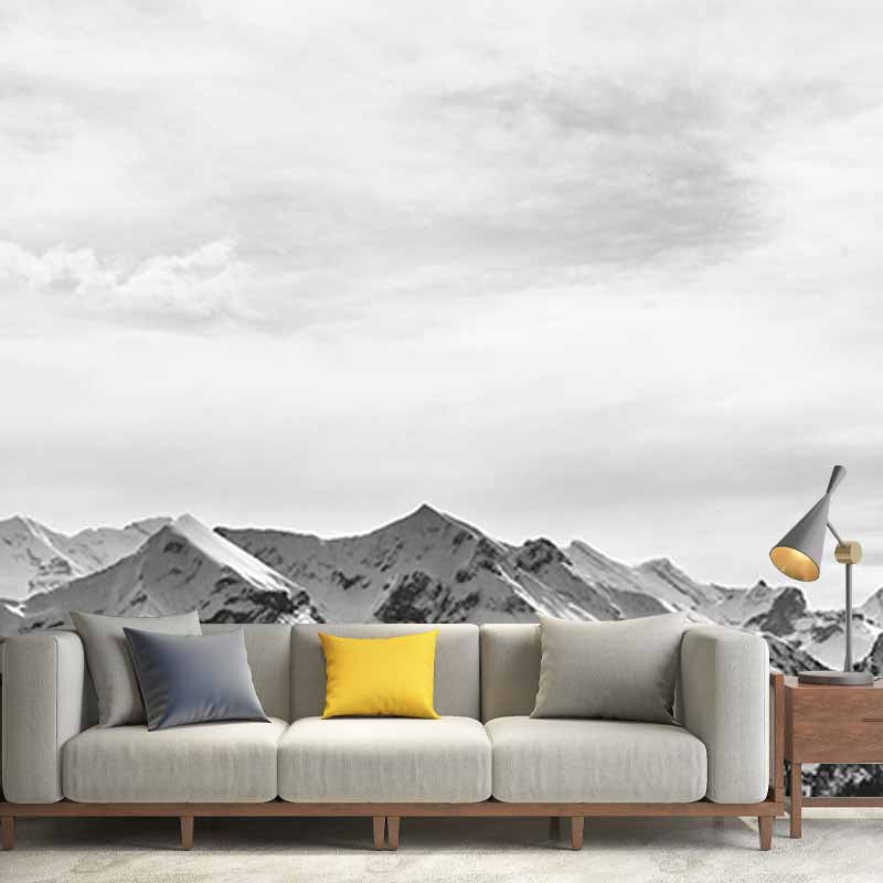 Environmental Wall Mural Wallpaper Mountain Range Bedroom Wall Mural