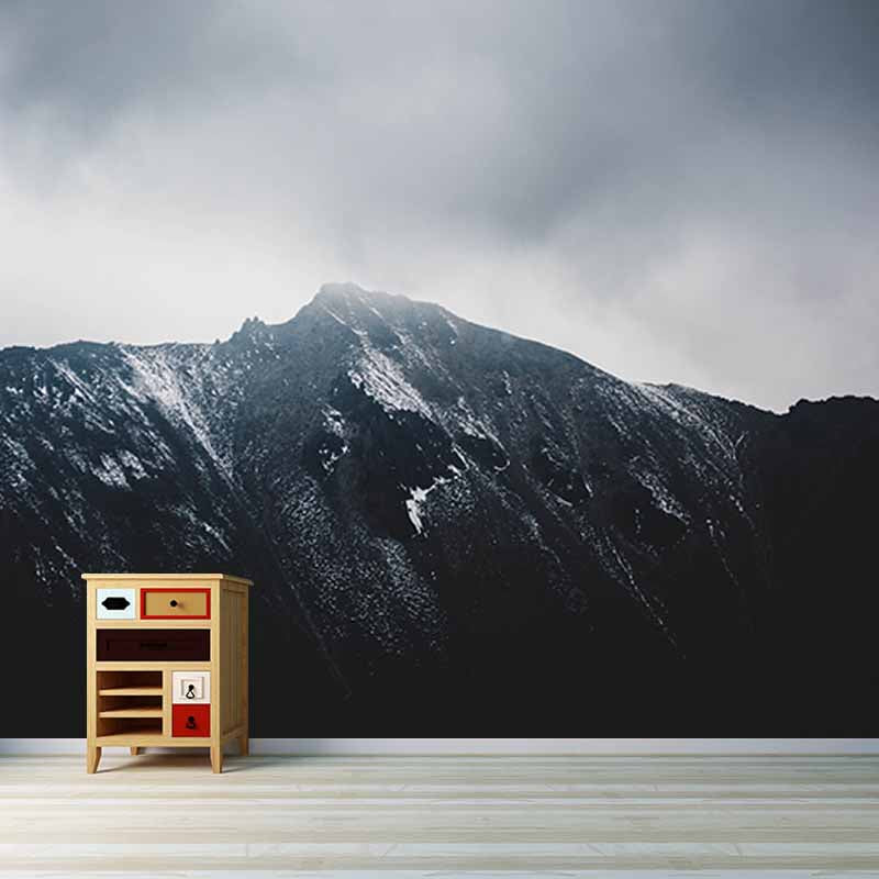 Washable Photography Mural Wallpaper Mountain Range Indoor Wall Mural