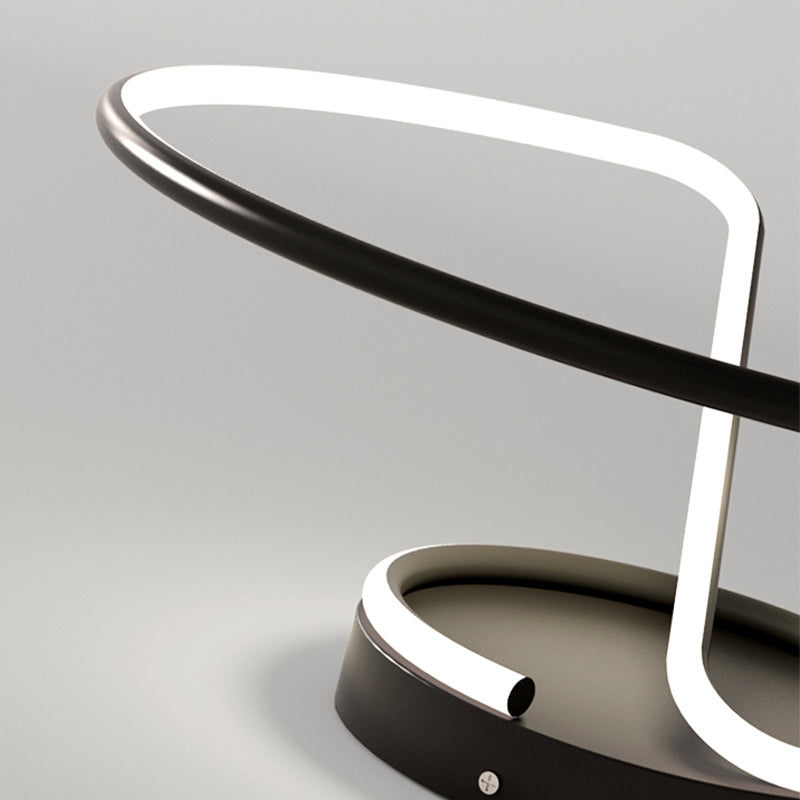 Nordic Metal Ceiling Light Linear 1 Light Flush Mount Ceiling Light for Bedroom