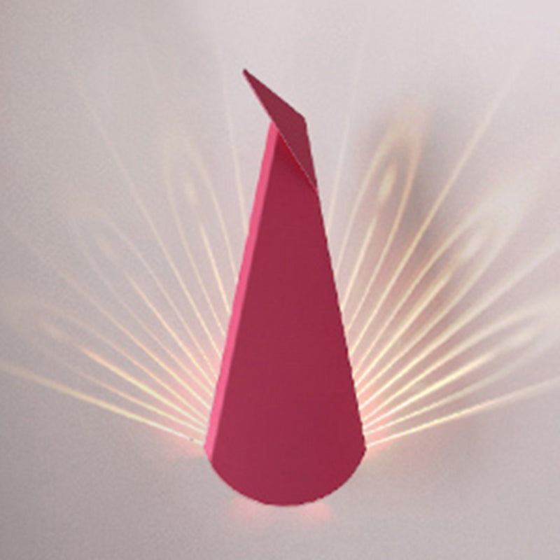 Unique Shade Metal Wall Sconce Modern Style 1-Light Wall Lighting Fixtures