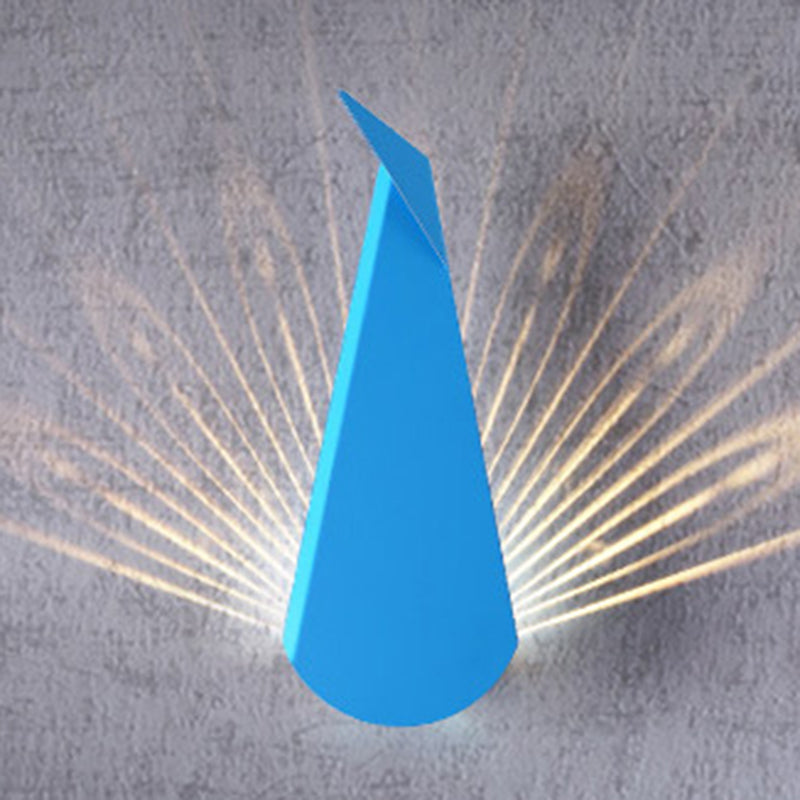 Unique Shade Metal Wall Sconce Modern Style 1-Light Wall Lighting Fixtures