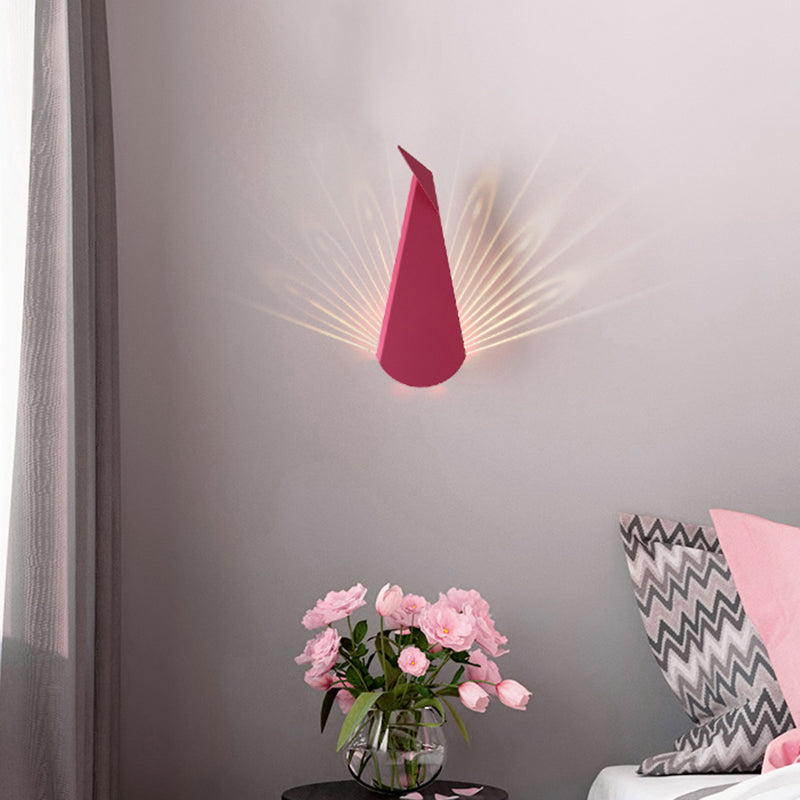 Unique Shade Metal Wall Sconce Modern Style 1-Light Wall Lighting Fixtures