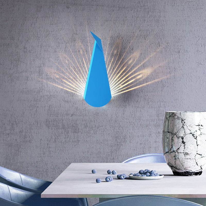 Unique Shade Metal Wall Sconce Modern Style 1-Light Wall Lighting Fixtures