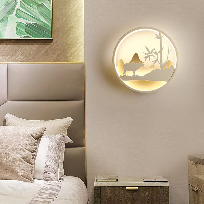 Unique Shape Wall Light Kids Style Metal 1 Light Wall Mounted Light Fixture