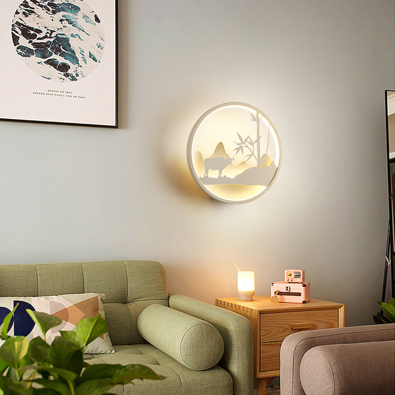 Unique Shape Wall Light Kids Style Metal 1 Light Wall Mounted Light Fixture