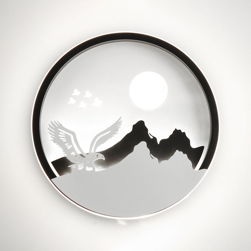 Unique Shape Wall Light Kids Style Metal 1 Light Wall Mounted Light Fixture