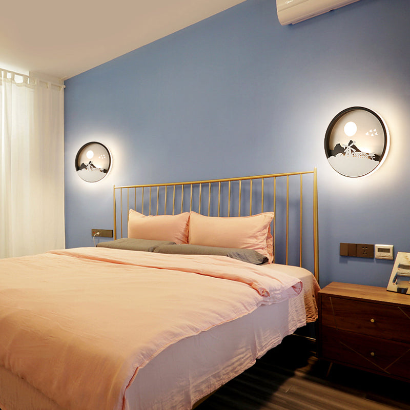 Unique Shape Wall Light Kids Style Metal 1 Light Wall Mounted Light Fixture