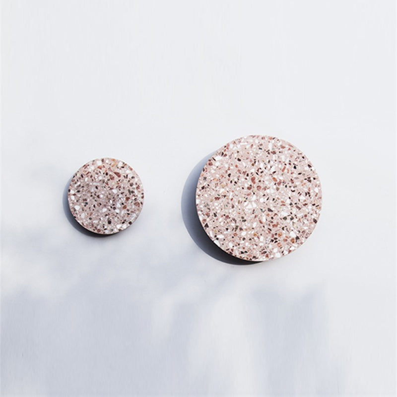 Modern Simple Stone Wall Light Colorful Marble Round Shape LED Wall Lamp for Living Room