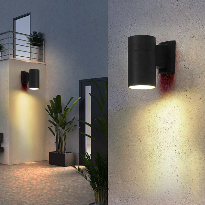 Multi Lights Geometric Wall Lights Modern Style Metal Wall Lighting Fixtures in Black