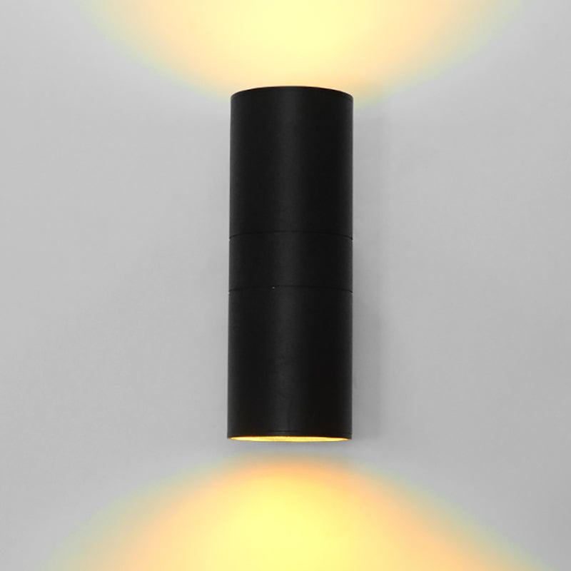 Multi Lights Geometric Wall Lights Modern Style Metal Wall Lighting Fixtures in Black