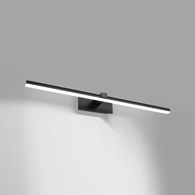 Linear Shape Modern Style Vanity Light Metal 1-Light LED Mirror Light for Bathroom