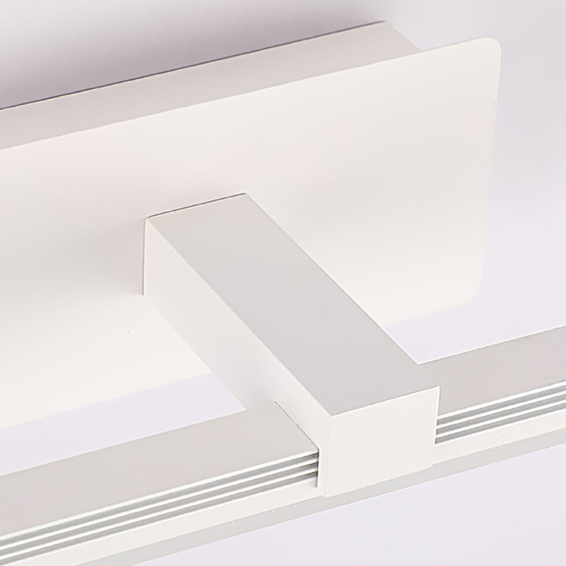 Linear Shape Modern Style Vanity Light Metal 1-Light LED Mirror Light for Bathroom