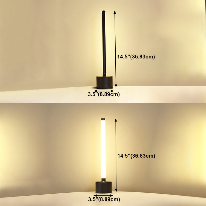 Aluminum Modern LED Table Lamp Straight Line Table Light for Living Room