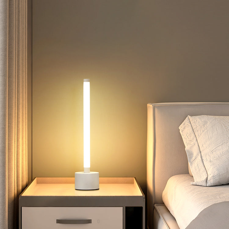 Aluminum Modern LED Table Lamp Straight Line Table Light for Living Room