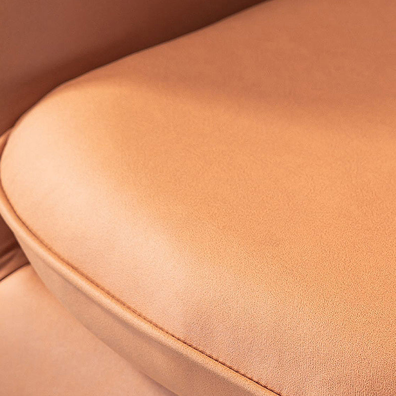 Modern Faux Leather 31.5"Wide Armchair with Basic Four Legs for Bedroom