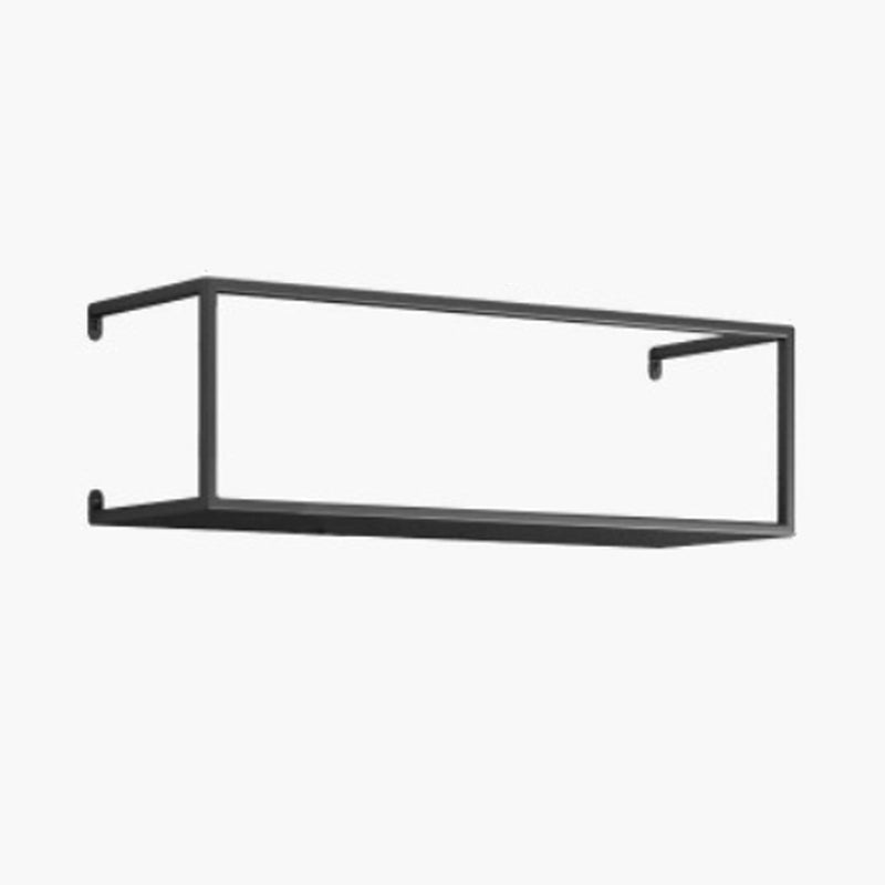 Metal Floating Bookcase Modern Style Wall Mounted Bookshelf for Home Office