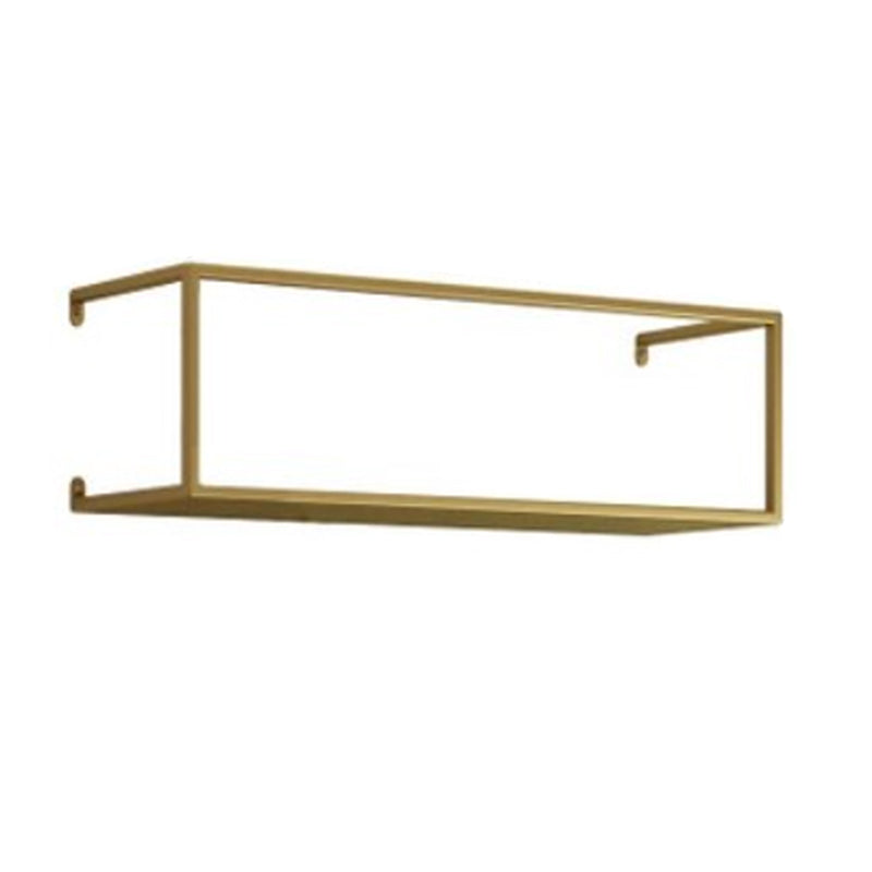 Metal Floating Bookcase Modern Style Wall Mounted Bookshelf for Home Office