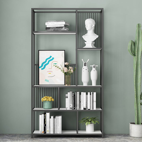 Gold and Black Etagere Bookshelf Scandinavian Iron Bookshelf for Home Office