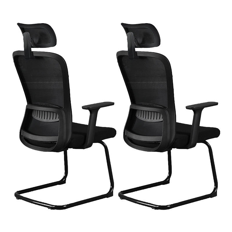 Modern & Contemporary Desk Chair No Wheels Mid Back Home Office Chair