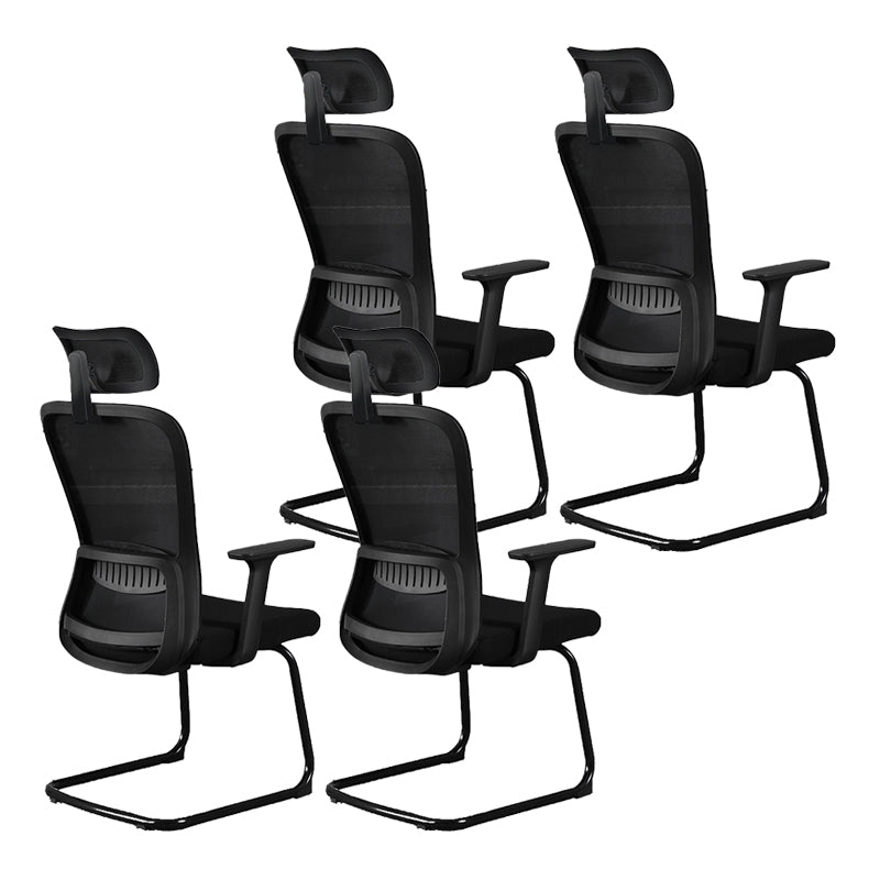 Modern & Contemporary Desk Chair No Wheels Mid Back Home Office Chair